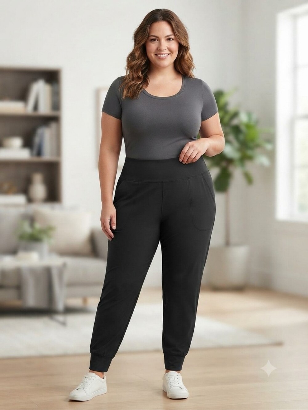 Old Navy 2X NWOT Black High-Rise Jogger Pants